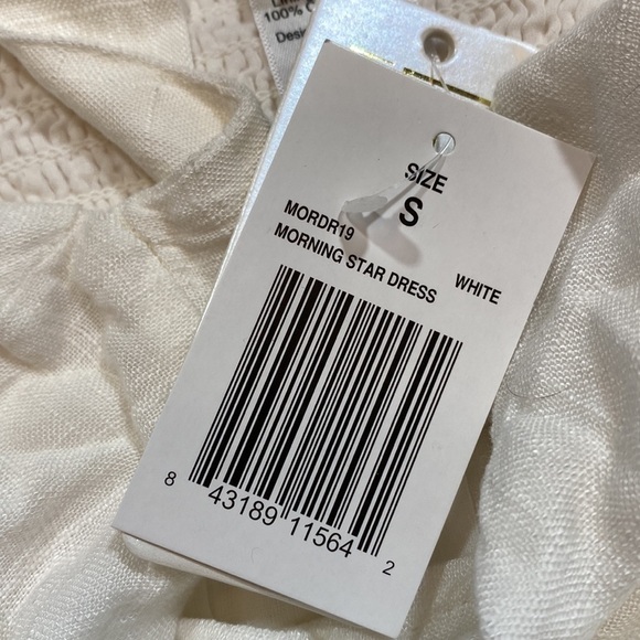 NWT L*Space Morning Star Coverup Dress in White sz S - Picture 12 of 14